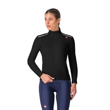 Castelli Espresso Air W Jacket Fietsjas lange mouw zwart dames 