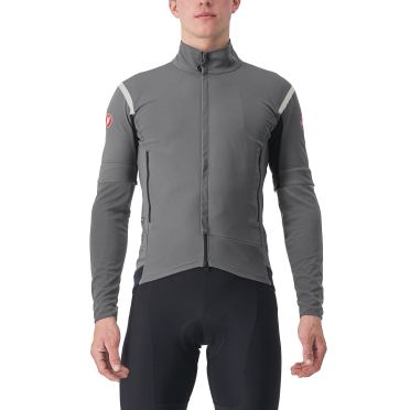 Castelli Perfetto RoS 2 Convertible jacket donkergrijs heren 