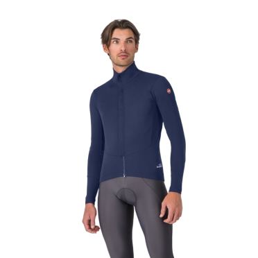 Castelli Perfetto air jacket lange mouw belgian blue heren 