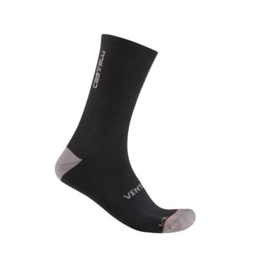 Castelli Venti soft merino sock zwart unisex 