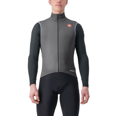 Castelli Perfetto RoS 2 mouwloos fietsvest donkergrijs heren 