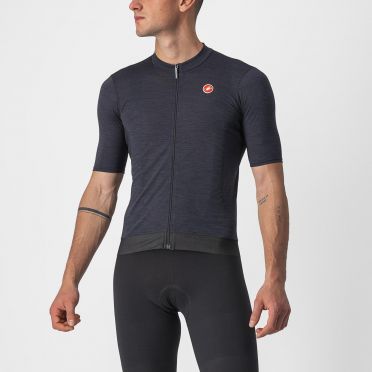 Castelli Essenza fietsshirt korte mouw zwart heren 