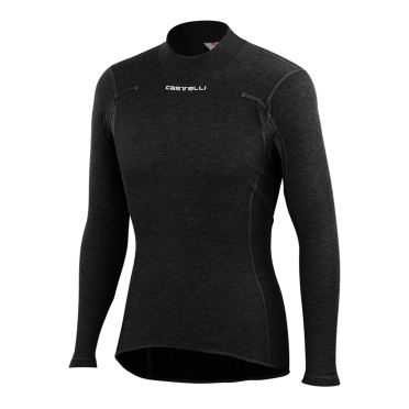 Castelli Flanders warm LS ondershirt zwart heren 