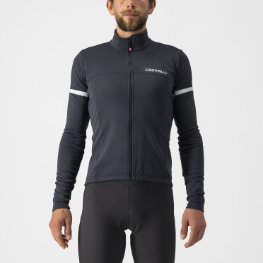 Castelli Fondo 2 lange mouw fietsshirt zwart/wit heren 