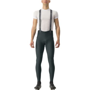 Castelli Free Aero RC fietsbroek lang bibtight groen heren