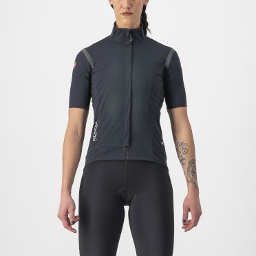 Castelli Gabba RoS 2 fietsjack korte mouw zwart dames 