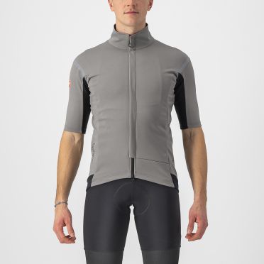 Castelli Gabba RoS 2 korte mouw fietsjack grijs heren 