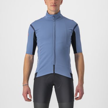 Castelli Gabba RoS 2 korte mouw fietsjack blauw heren  