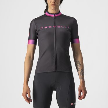 Castelli Gradient fietsshirt korte mouw zwart dames 