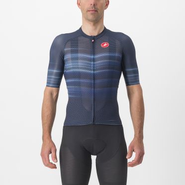 Castelli Climber's 3.0 SL2 korte mouw fietsshirt blauw heren 