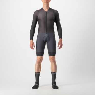 Castelli Body paint 4.X speedsuit lange mouw zwart heren 