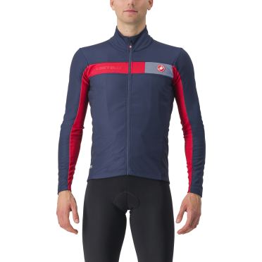 Castelli Mortirolo 6S fietsjack donkerblauw heren 