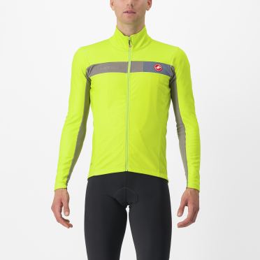 Castelli Mortirolo 6S fietsjack lichtgroen heren 