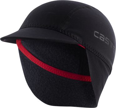 Castelli Nano Thermal cap zwart 