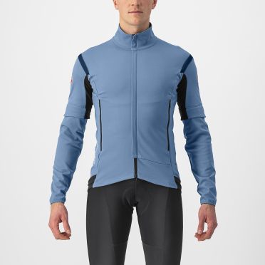 Castelli Perfetto RoS 2 Convertible jacket lichtblauw heren 