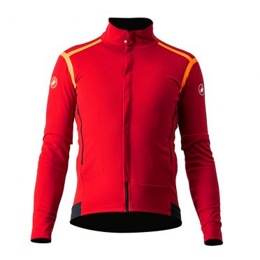 Castelli Perfetto RoS Convertible jacket rood heren 