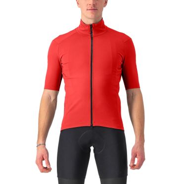 Castelli Perfetto RoS 2 Wind korte mouw fietsshirt rood heren