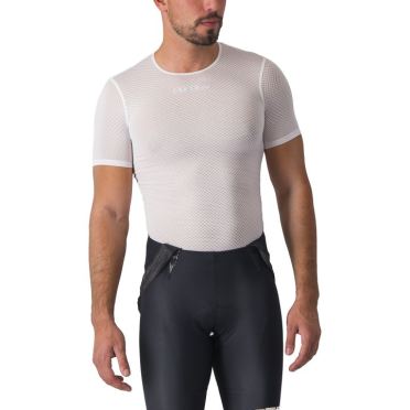 Castelli Pro mesh 2.0 korte mouw ondershirt wit heren 