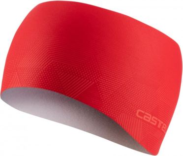 Castelli Pro thermal hoofdband rood 