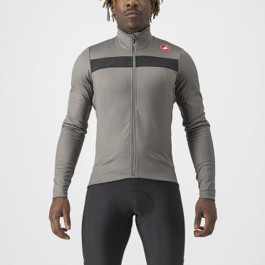 Castelli Puro 3 lange mouw fietsshirt grijs heren