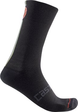 Castelli Racing Stripe 18 fietsokken zwart heren 