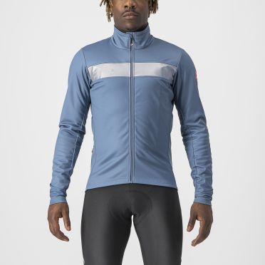 Castelli Raddoppia 3 fietsjack blauw heren 