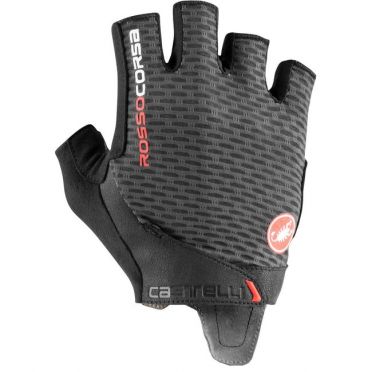 Castelli Rosso Corsa Pro V handschoen donkergrijs heren 