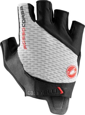 Castelli Rosso Corsa Pro V handschoen wit heren 