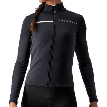 Castelli Sinergia 2 fietsshirt lange mouw zwart dames 