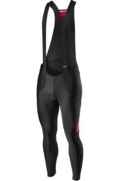 Castelli Sorpasso RoS fietsbroek zwart/rood heren 