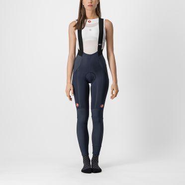 Castelli Sorpasso RoS fietsbroek lang blauw dames