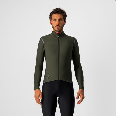 Castelli tutto nano RoS fietsshirt lange mouw groen heren