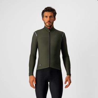 Castelli tutto nano RoS fietsshirt lange mouw groen heren 