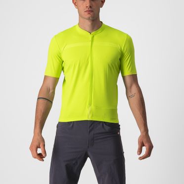 Castelli Unlimited Allroad korte mouw fietsshirt groen heren 