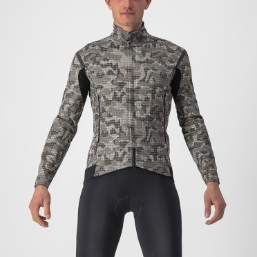 Castelli Unlimited Perfetto RoS 2 fietsjack lange mouw grijs/camo heren 