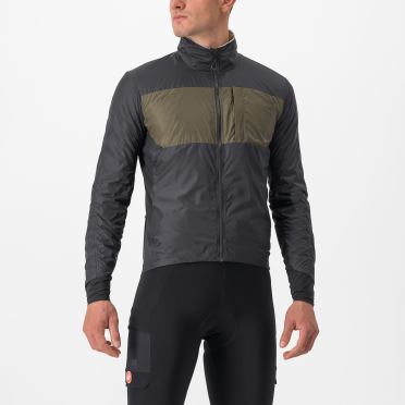 Castelli Unlimited Puffy lange mouw fietsjack zwart heren 