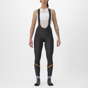 Castelli Velocissima DT fietsbroek lang zwart/grijs dames