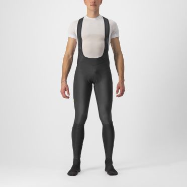 Castelli Velocissimo 5 fietsbroek lang bibtight zwart/groen heren 