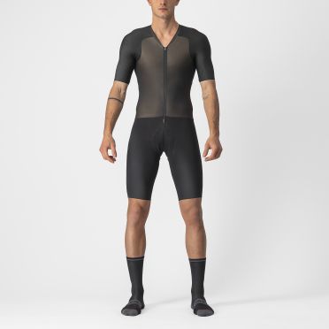 Castelli BTW speedsuit korte mouw zwart heren 