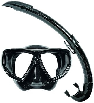 Aqua Lung Sport Oyster LX + Airflex LX Snorkelset zwart