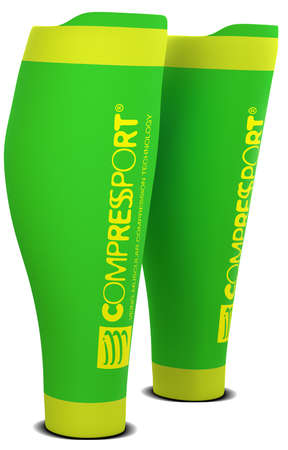Compressport R2 v2 compressie tubes groen