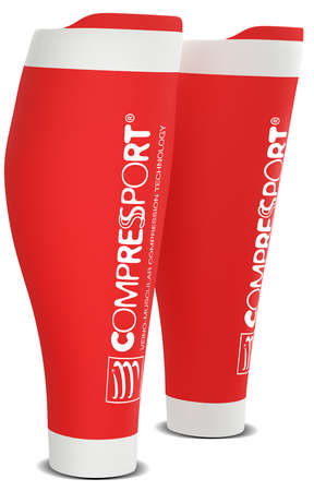 Compressport R2 v2 compressie tubes rood