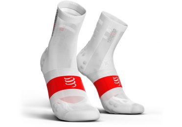 Compressport V3.0 ultralight fietssokken wit