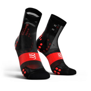 Compressport V3.0 ultralight fietssokken zwart