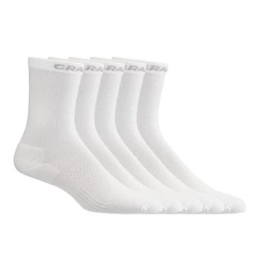 CCraft Active High sokken 5-pack wit unisex 