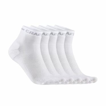 Craft Active Mid sokken 5-pack wit unisex 