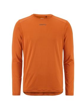 Craft ADV Essence lange mouw hardloopshirt 2 oranje heren 