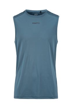 Craft ADV Essence 2 hardloopshirt mouwloos blauw heren 