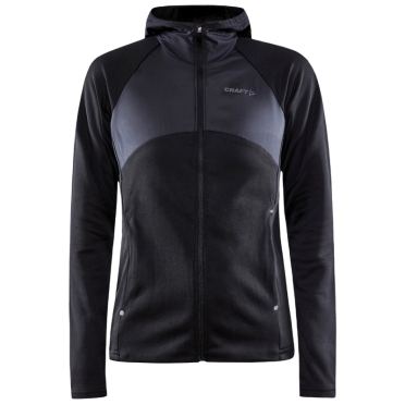 Craft ADV Essence Jersey Hood Jacket zwart dames 