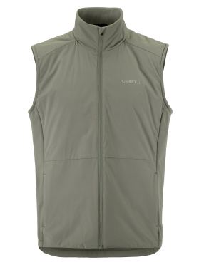 Craft ADV Essence Warm hardloopvest mouwloos 2 groen heren 